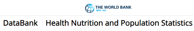 Health Nutrition and Population Statistics